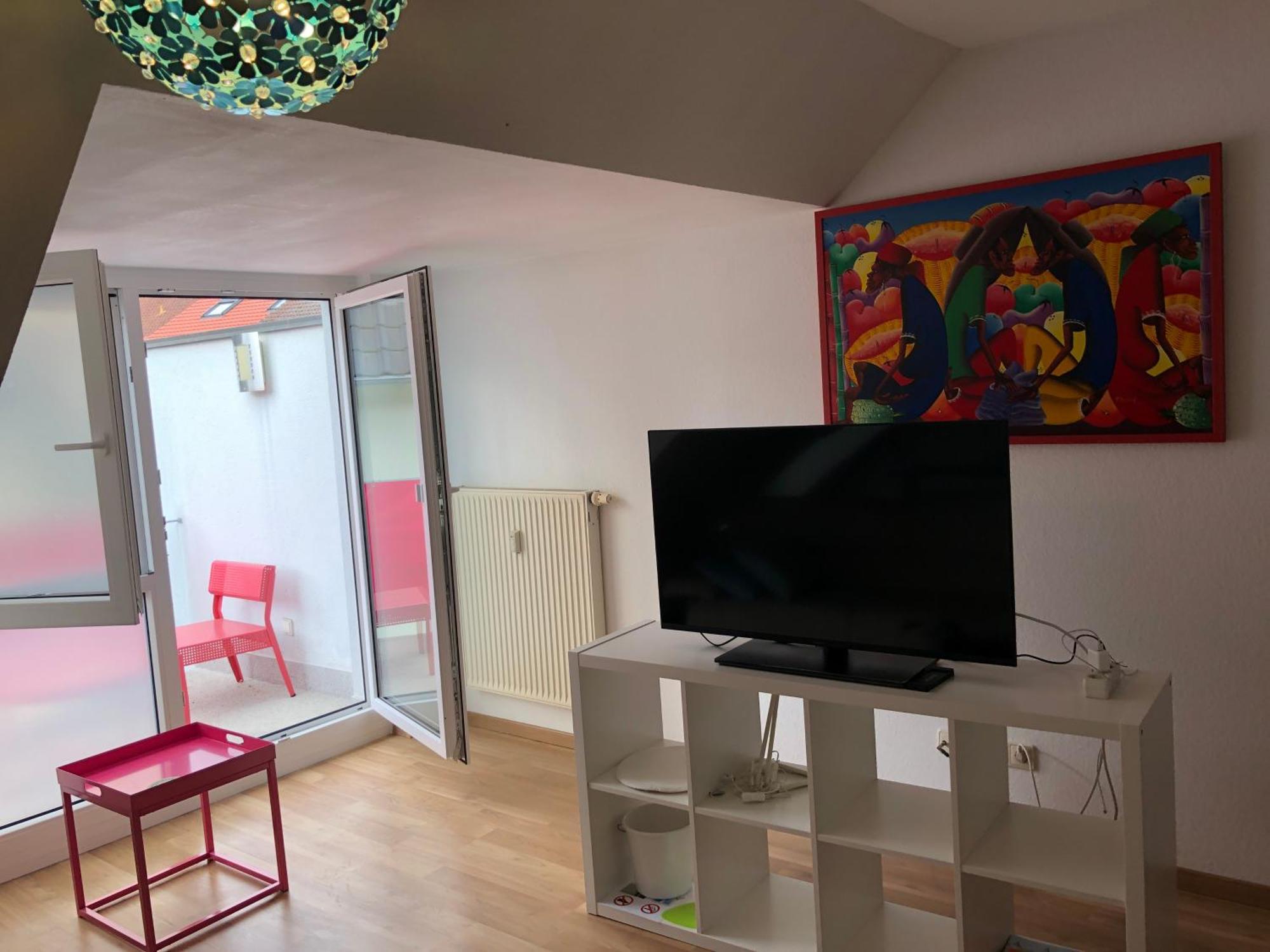 Studio Ochsenfurt mit sonnigem Balkon Eksteriør billede